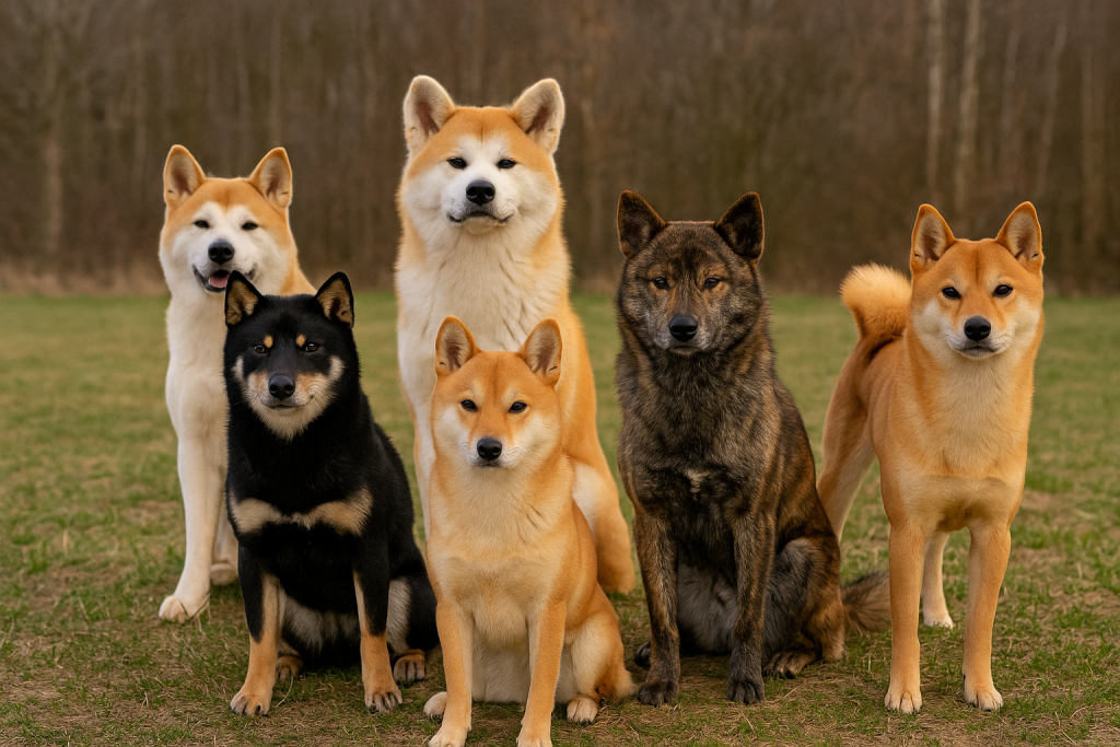 races chien japonais