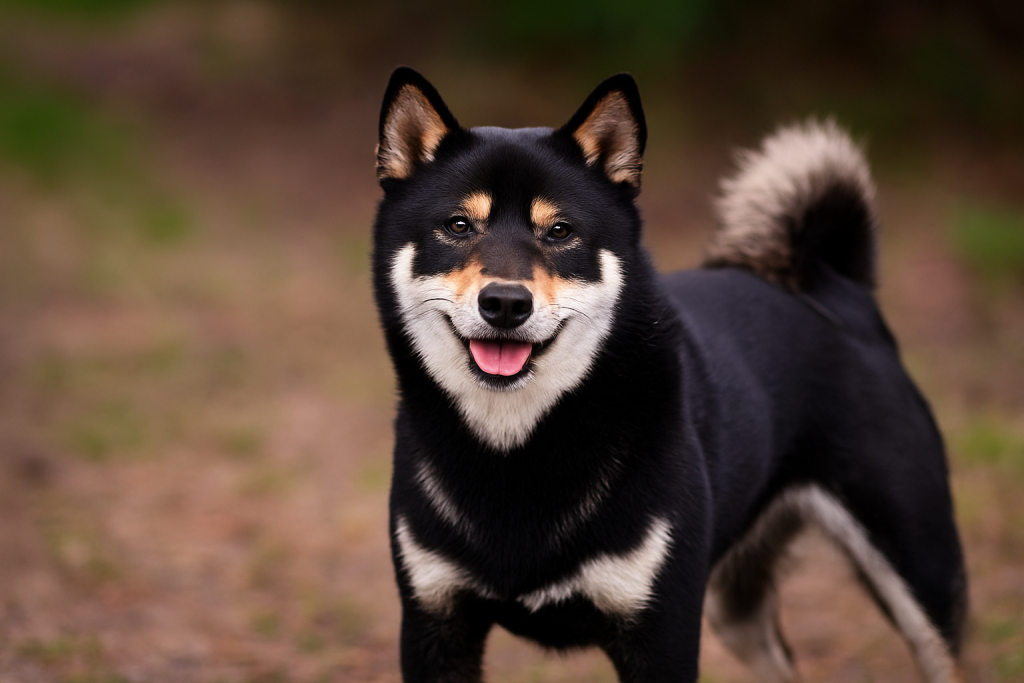 shiba inu noir et feu