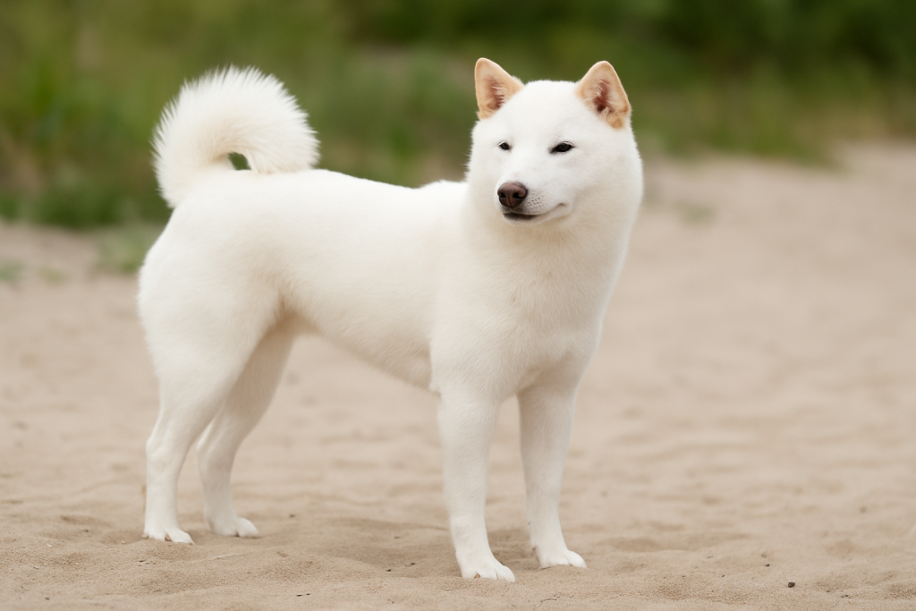 shiba inu blanc